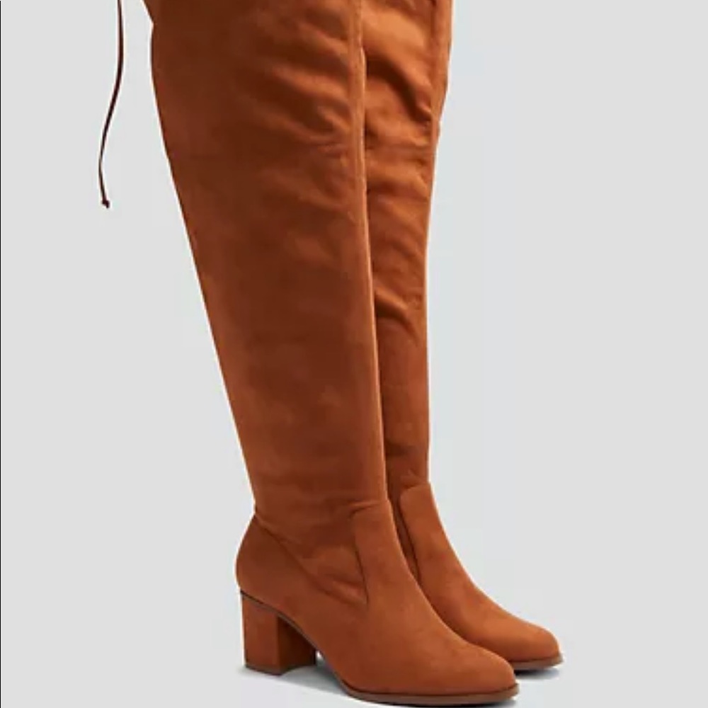 Haley Faux Suede Over-The-Knee Boots